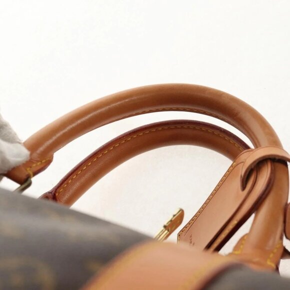 LOUIS VUITTON Monogram Keepall 55 Boston Bag M41424 LV Auth 144559V - Picture 9 of 16